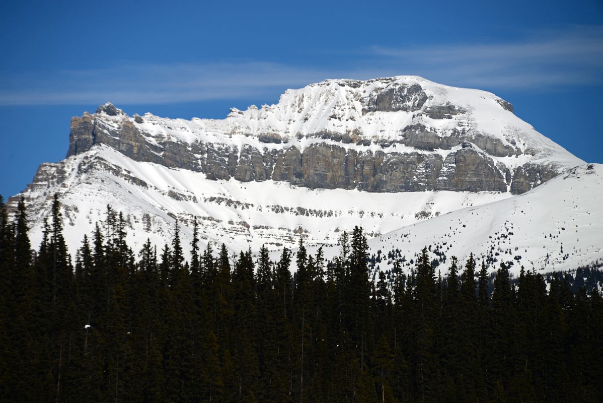 23 Mount Richardson From Lake Louise In Winter
